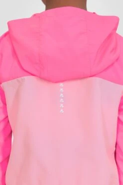 Girls Pace 2.0 Windbreaker - Fuchsia/Pink Sugar 14 Girls Pace 2.0 Windbreaker - Fuchsia/Pink Sugar -Sport Wear Daily Store PACE WINDBREAKER SUGAR PLUM Back Detail v2