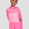 Girls Pace 2.0 Windbreaker - Fuchsia/Pink Sugar 1 Girls Pace 2.0 Windbreaker - Fuchsia/Pink Sugar -Sport Wear Daily Store PACE WINDBREAKER SUGAR PLUM Close Front v2