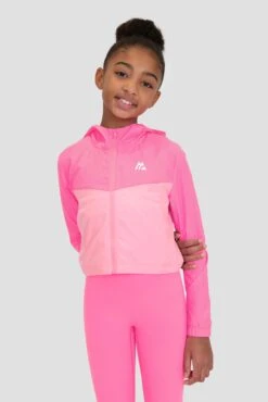 Girls Pace 2.0 Windbreaker - Fuchsia/Pink Sugar