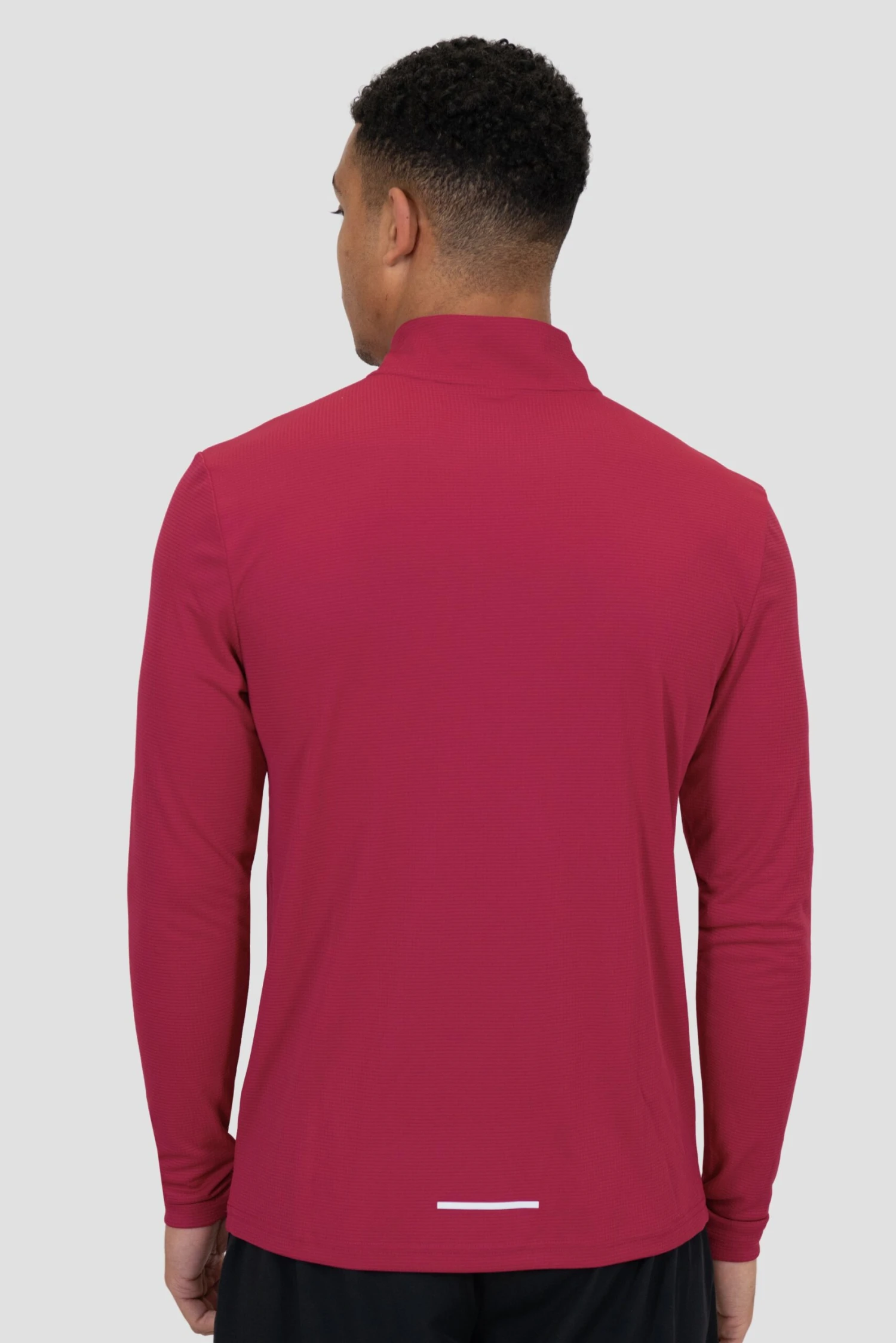 Peak Gridded 1/4 Zip - Spiced Cherry 4 Peak Gridded 1/4 Zip - Spiced Cherry - Image 2