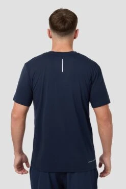 Peak Gridded Polartec® T-Shirt - Midnight Blue -Sport Wear Daily Store PEAK GRIDDED SHIRT BLACK IRIS 2