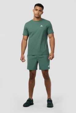Peak Gridded Polartec® T-Shirt - Dolphin 12 Peak Gridded Polartec® T-Shirt - Dolphin -Sport Wear Daily Store PEAK GRIDDED T SHIRT SILVER PINE FULL FRONT
