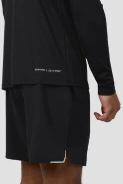 Peak Gridded Polartec® 1/4 Zip - Black -Sport Wear Daily Store PEAKGRIDDED 1 4ZIP BLACK 6