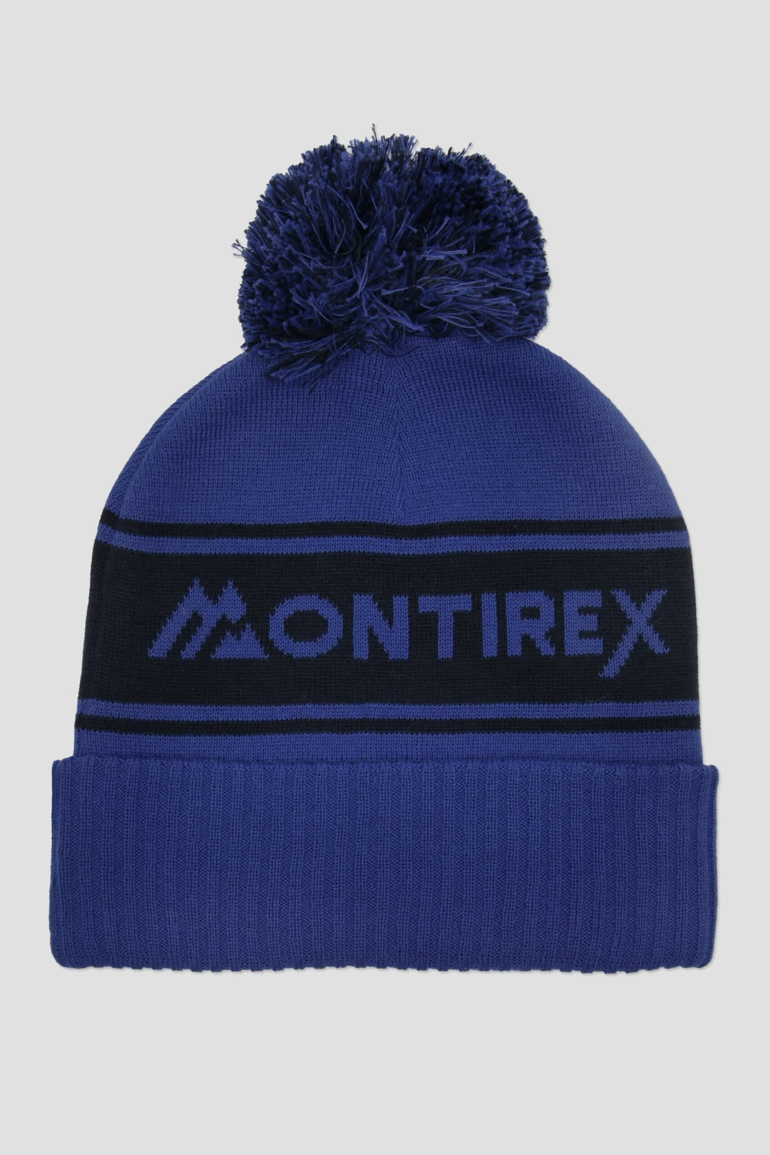 Peak Pom Beanie Hat - Space Blue/Midnight Blue 5 Peak Pom Beanie Hat - Space Blue/Midnight Blue - Image 3