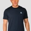 Radial T-Shirt - Midnight Blue -Sport Wear Daily Store RADIAL TEE MIDNIGHT BLUE close front