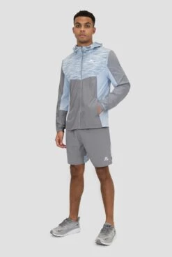 Trail Panel Short - Grey/White/Blue -Sport Wear Daily Store RNaSSvpiGM5KNI4hOjF6PdR9vr a1q33Un1P fBYXaY