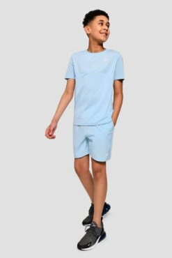 Junior Rush Running Short - Argentinian Blue -Sport Wear Daily Store RUSH RUNNING SHORT ARGENTINIAN BLUE full front