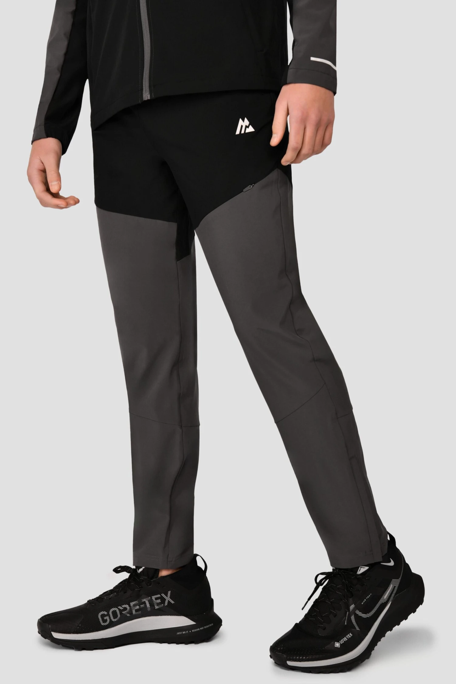 Junior Rush Running Pant - Jet Grey/Black 3 Junior Rush Running Pant - Jet Grey/Black