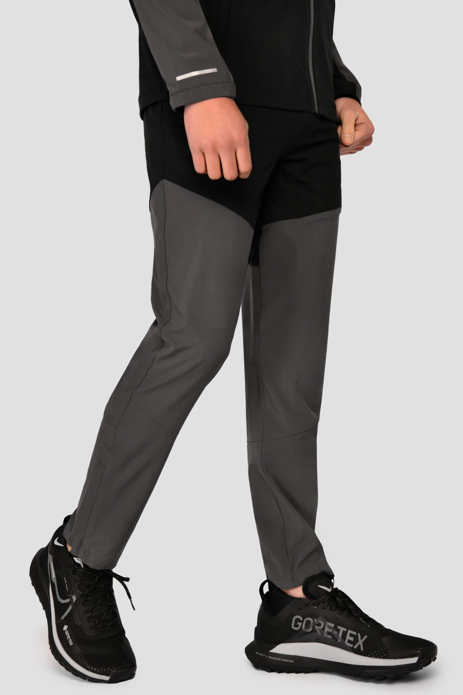 Junior Rush Running Pant - Jet Grey/Black 4 Junior Rush Running Pant - Jet Grey/Black - Image 2