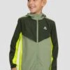 Boys Speed 2.0 Windbreaker - Fleck/Elm/Electric Lime -Sport Wear Daily Store SPEED 2.0 WINDBREAKER FLECK ELM ELECTRIC LIME close front