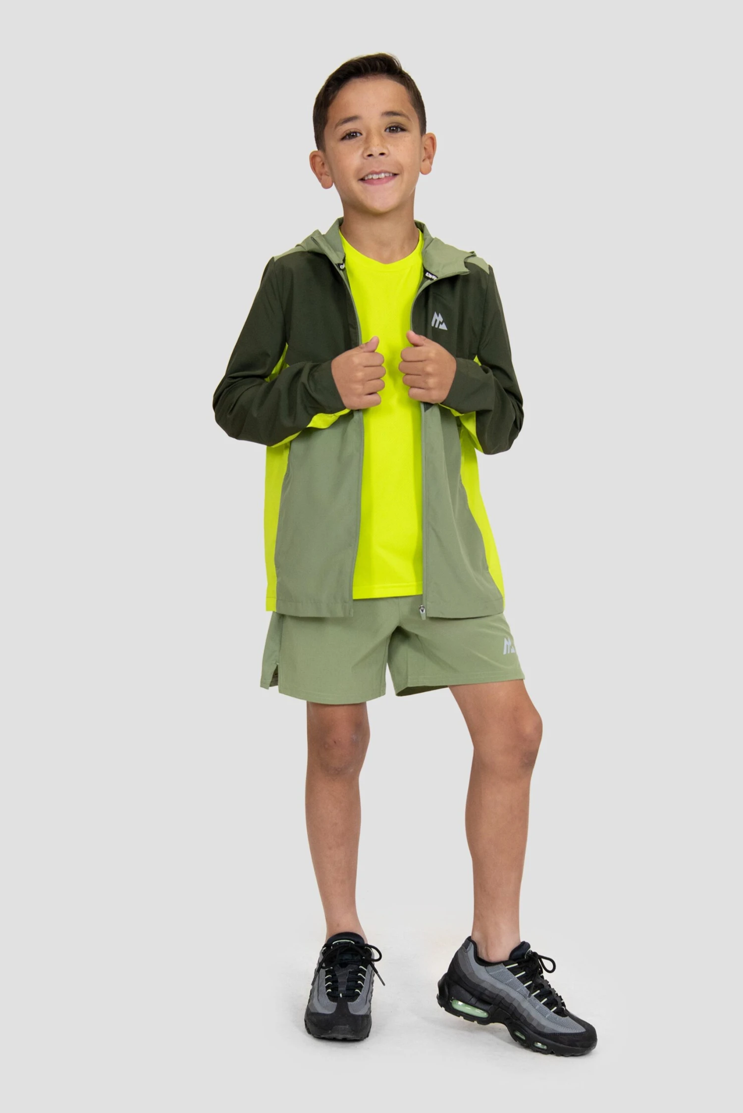 Boys Speed 2.0 Windbreaker - Fleck/Elm/Electric Lime 6 Boys Speed 2.0 Windbreaker - Fleck/Elm/Electric Lime - Image 4