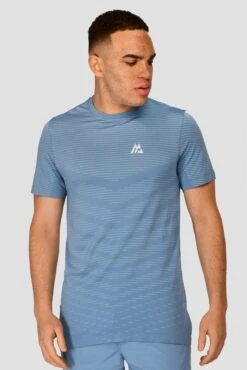 Speed Seamless T-Shirt - Steel Blue/Moonstone