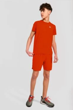 Junior Speed T-Shirt - Cardinal Red -Sport Wear Daily Store SPEED TEE CARDINAL RED front.jpg2