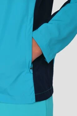 Junior Speed Windbreaker - Midnight Blue/Maya Blue -Sport Wear Daily Store SPEED WINDBREAKER MIDNIGHT BLUE MAYA BLUE sleeve detail