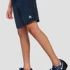 Junior Sprint Short - Midnight Blue/Space Blue -Sport Wear Daily Store SPRINT SHORT MIDNIGHT BLUE SPACE BLUE side logo