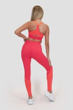 Stride Legging - Strawberry Soda/Montipora/Pink Sherbet 14 Stride Legging - Strawberry Soda/Montipora/Pink Sherbet -Sport Wear Daily Store STRIDE LEGGING RASPBERRY LIVING CORAL PARADISE PINK Full Back