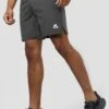 Strike Short - Asphalt/Cement Grey -Sport Wear Daily Store STRIKE SHORT ASPHALT LOGO SIDE
