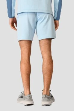 Summit Poly Short - Moonstone Marl/Steel Blue 14 Summit Poly Short - Moonstone Marl/Steel Blue -Sport Wear Daily Store SUMMIT POLY SHORT MOONSTONE MARL STEEL BLUE back