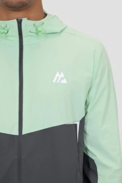 Surge 2.0 Jacket - Sea Foam/Slate Grey -Sport Wear Daily Store SURGE JACKET BIRDS EGG GREEN TURBULENCE close logo