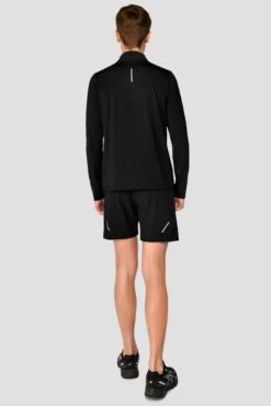 Junior Speed 1/4 Zip - Black -Sport Wear Daily Store Speed 1 4 Zip Black Full Back