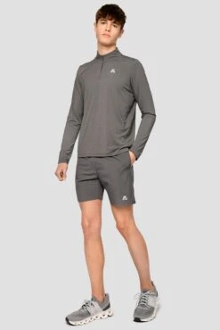 Junior Speed 1/4 Zip - Cement Grey -Sport Wear Daily Store Speed1 4Zip CementGrey FullFront