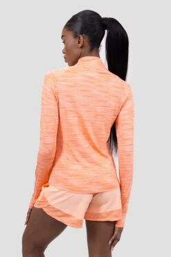 Women's Trail 1/4 Zip - Coral/Peach -Sport Wear Daily Store TRAIL 1 4 ZIP PEACH NECTAR MELON PAPAYA PUNCH 2