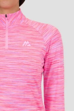 Women's Trail 1/4 Zip - Pink/Lilac -Sport Wear Daily Store TRAIL 1 4 ZIP PINK 5