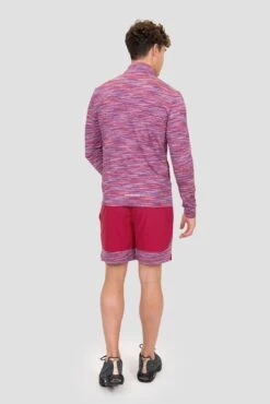 Trail 1/4 Zip - Red/Coral/White -Sport Wear Daily Store TRAIL 1 4 ZIP SPICED CHERRY CORAL TUSCAN GRAPE WHITE full back