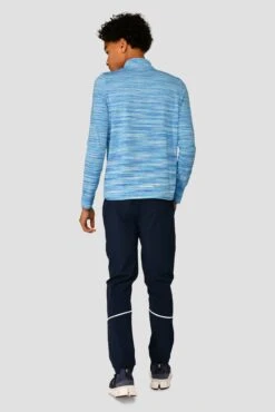 Junior Trail 2.0 1/4 Zip - Neon Blue/Sky -Sport Wear Daily Store TRAIL 2.0 1 4 ZIP NEON BLUE NEON SKY WHITE back