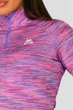 Women's Trail 2.0 1/4 Zip - Purple/Pink 12 Women's Trail 2.0 1/4 Zip - Purple/Pink -Sport Wear Daily Store TRAIL 2.0 1 4 ZIP THISTLE ROYAL PURPLE VIVID VIOLET NEON PINK logo