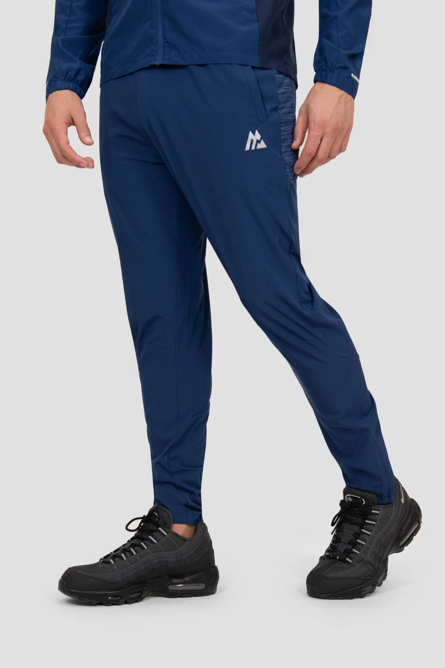 Trail Panel Running Pant - Navy Multi 3 Trail Panel Running Pant - Navy Multi
