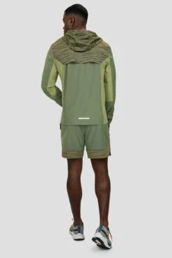 Trail Windbreaker - Khaki Green Multi -Sport Wear Daily Store TRAIL 3.0 WINDBREAKER KHAKI GREEN MULTI back