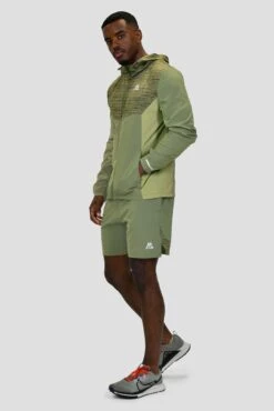 Trail Windbreaker - Khaki Green Multi -Sport Wear Daily Store TRAIL 3.0 WINDBREAKER KHAKI GREEN MULTI front