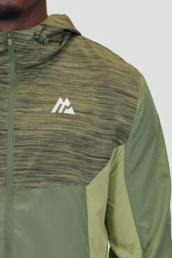 Trail Windbreaker - Khaki Green Multi -Sport Wear Daily Store TRAIL 3.0 WINDBREAKER KHAKI GREEN MULTI logo