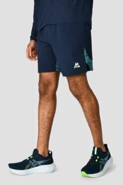 Trail Panel 2.0 Short - Navy/Turquoise