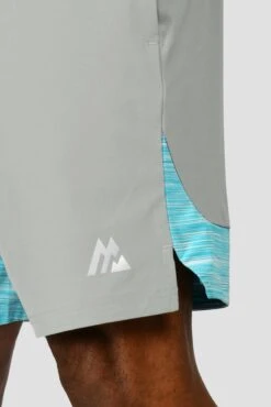Trail Panel 2.0 Short - Platinum Grey/Neon Sky/Maya Blue -Sport Wear Daily Store TRAIL PANEL 2.0 SHORT PLATINUM GREY NEON SKY MAYA BLUE detail