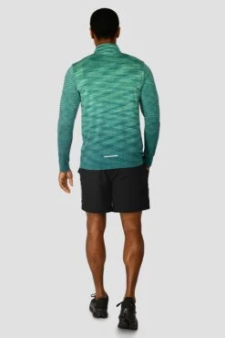 Trail Seamless 1/4 Zip - Mountain Meadow/Deep Sea 11 Trail Seamless 1/4 Zip - Mountain Meadow/Deep Sea -Sport Wear Daily Store TRAIL SEAMLESS 1 4 ZIP MOUNTAIN MEADOW DEEP SEA back
