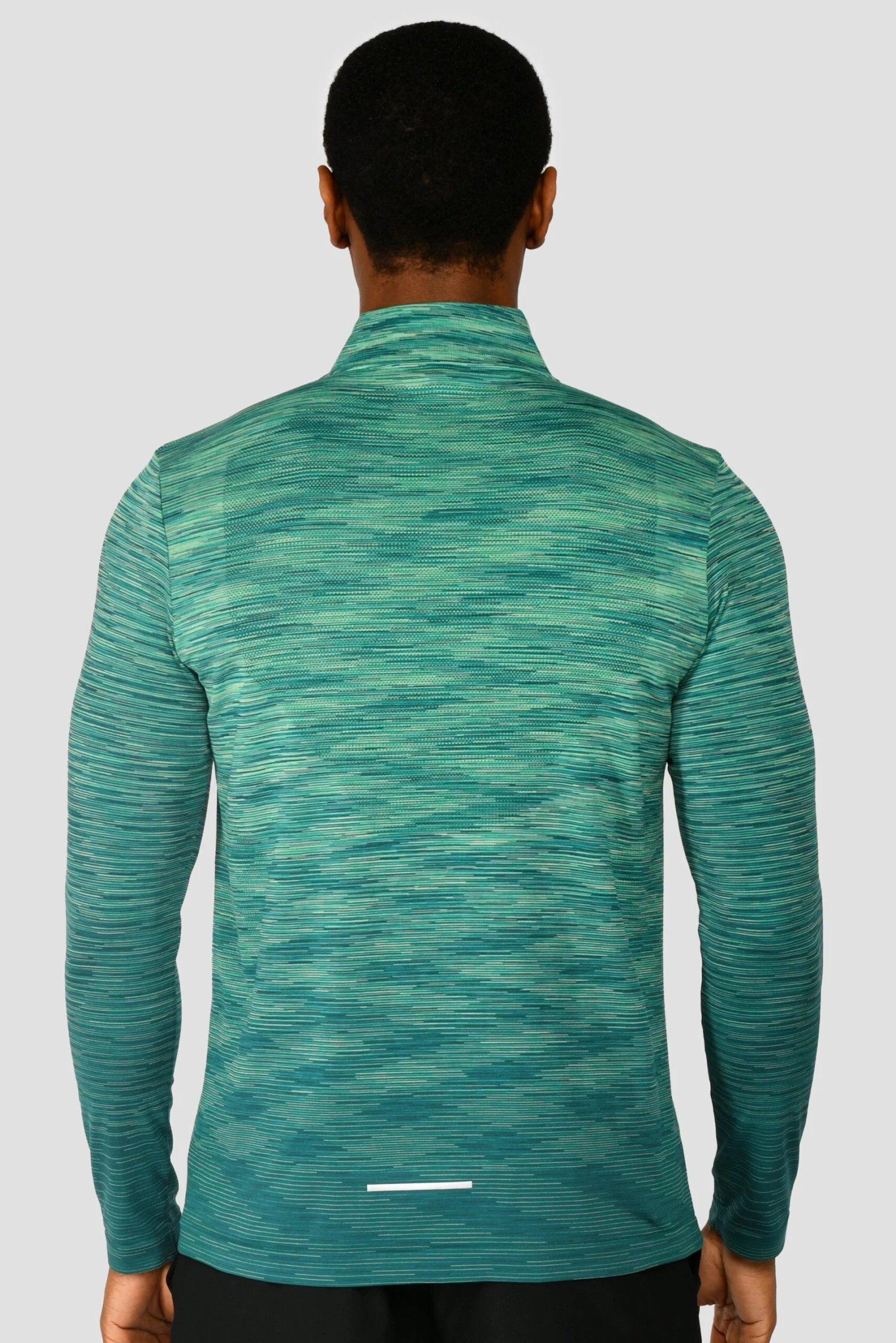 Trail Seamless 1/4 Zip - Mountain Meadow/Deep Sea 4 Trail Seamless 1/4 Zip - Mountain Meadow/Deep Sea - Image 2