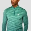 Trail Seamless 1/4 Zip - Mountain Meadow/Deep Sea 2 Trail Seamless 1/4 Zip - Mountain Meadow/Deep Sea -Sport Wear Daily Store TRAIL SEAMLESS 1 4 ZIP MOUNTAIN MEADOW DEEP SEA close front