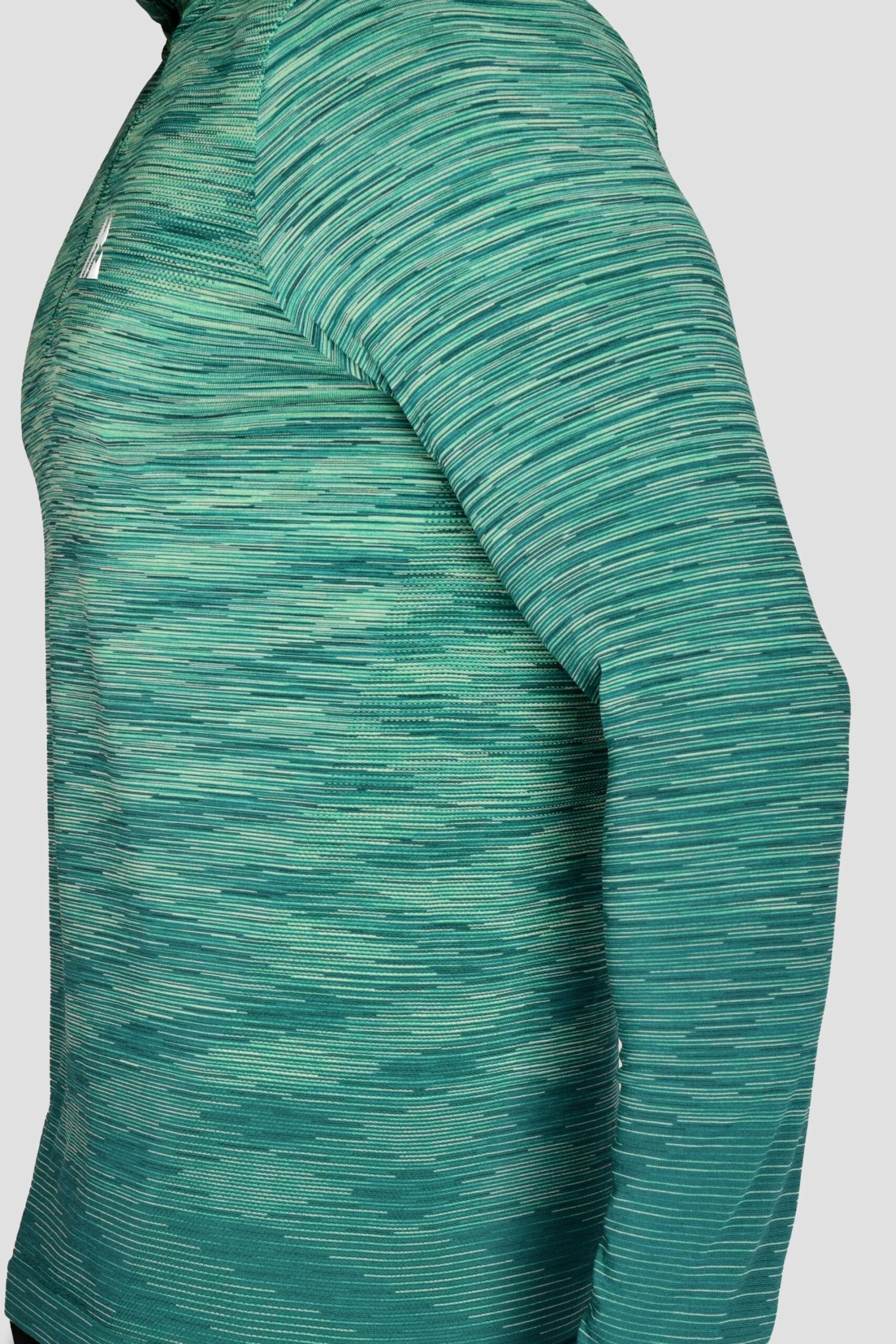 Trail Seamless 1/4 Zip - Mountain Meadow/Deep Sea 8 Trail Seamless 1/4 Zip - Mountain Meadow/Deep Sea - Image 6