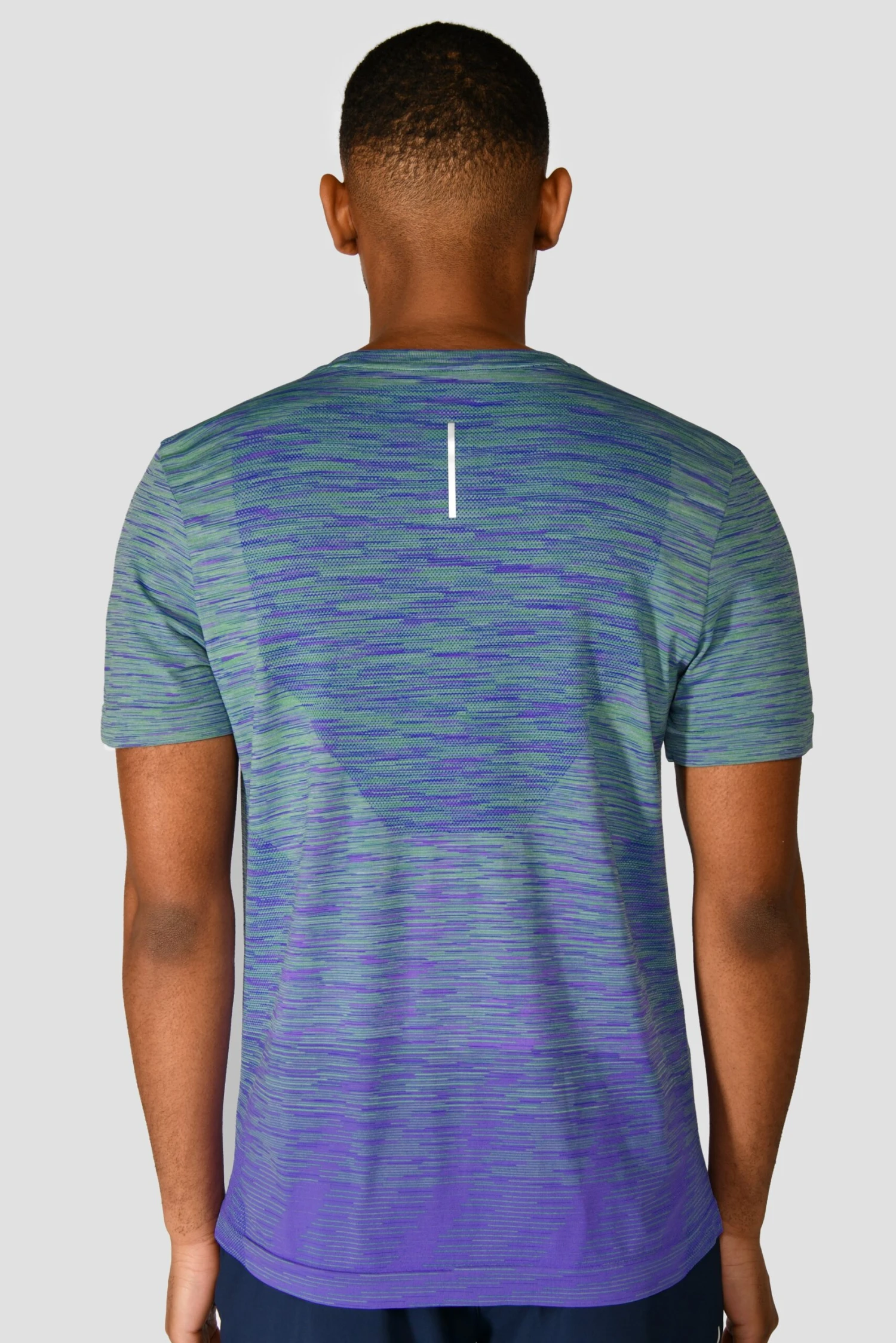 Trail Seamless T-Shirt - Green/Purple 4 Trail Seamless T-Shirt - Green/Purple - Image 2