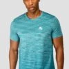 Trail Seamless T-Shirt - Neon Blue/Maya Blue