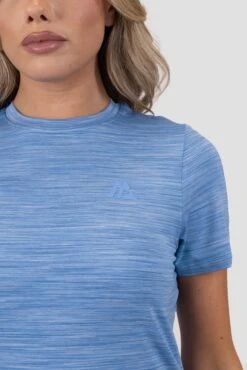 Women's Trail T-Shirt - Blue/Multi -Sport Wear Daily Store TRAIL T SHIRT AZURE BLUE 5
