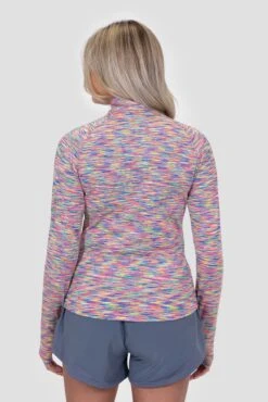 Women's Trail 1/4 Zip - Multi -Sport Wear Daily Store TRAIL1 4 ZIP AZALEA PINK DIVA PINK BRIGHT WHITE GREEN GECKO IBIZA BLUE ELECTRIC BLUE LEMONADE Close Back v2