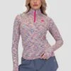 Women's Trail 1/4 Zip - Multi 1 Women's Trail 1/4 Zip - Multi -Sport Wear Daily Store TRAIL1 4 ZIP AZALEA PINK DIVA PINK BRIGHT WHITE GREEN GECKO IBIZA BLUE ELECTRIC BLUE LEMONADE Close Front v2