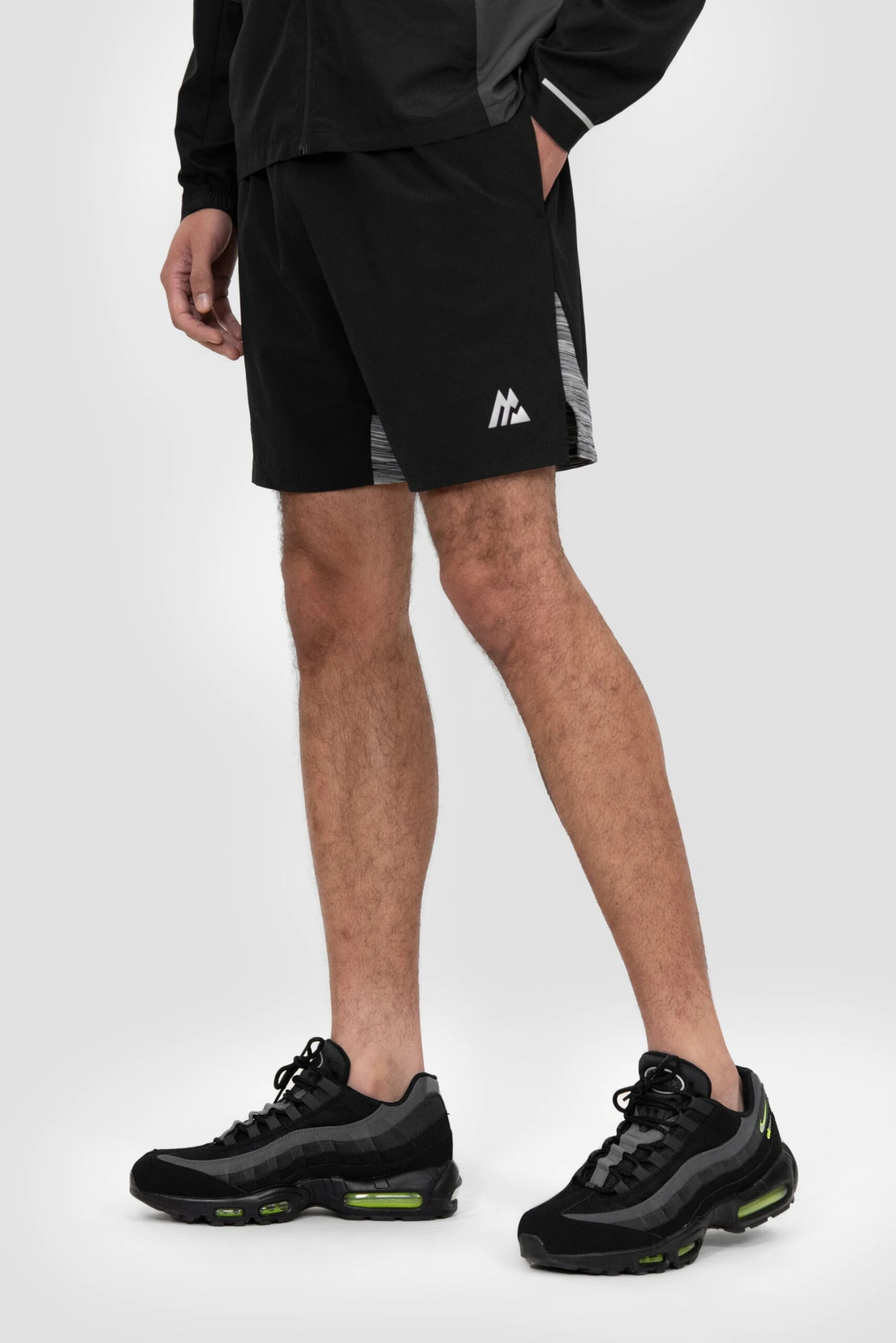 Trail Panel Short - Black/Grey/White 3 Trail Panel Short - Black/Grey/White