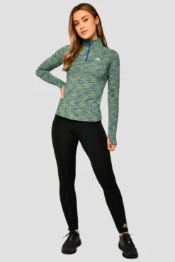 Trail 2.0 1/4 Zip - Green/Blue Multi 10 Trail 2.0 1/4 Zip - Green/Blue Multi -Sport Wear Daily Store Trail 1 4 Zip BLUE GREEN CAPRI Full Front