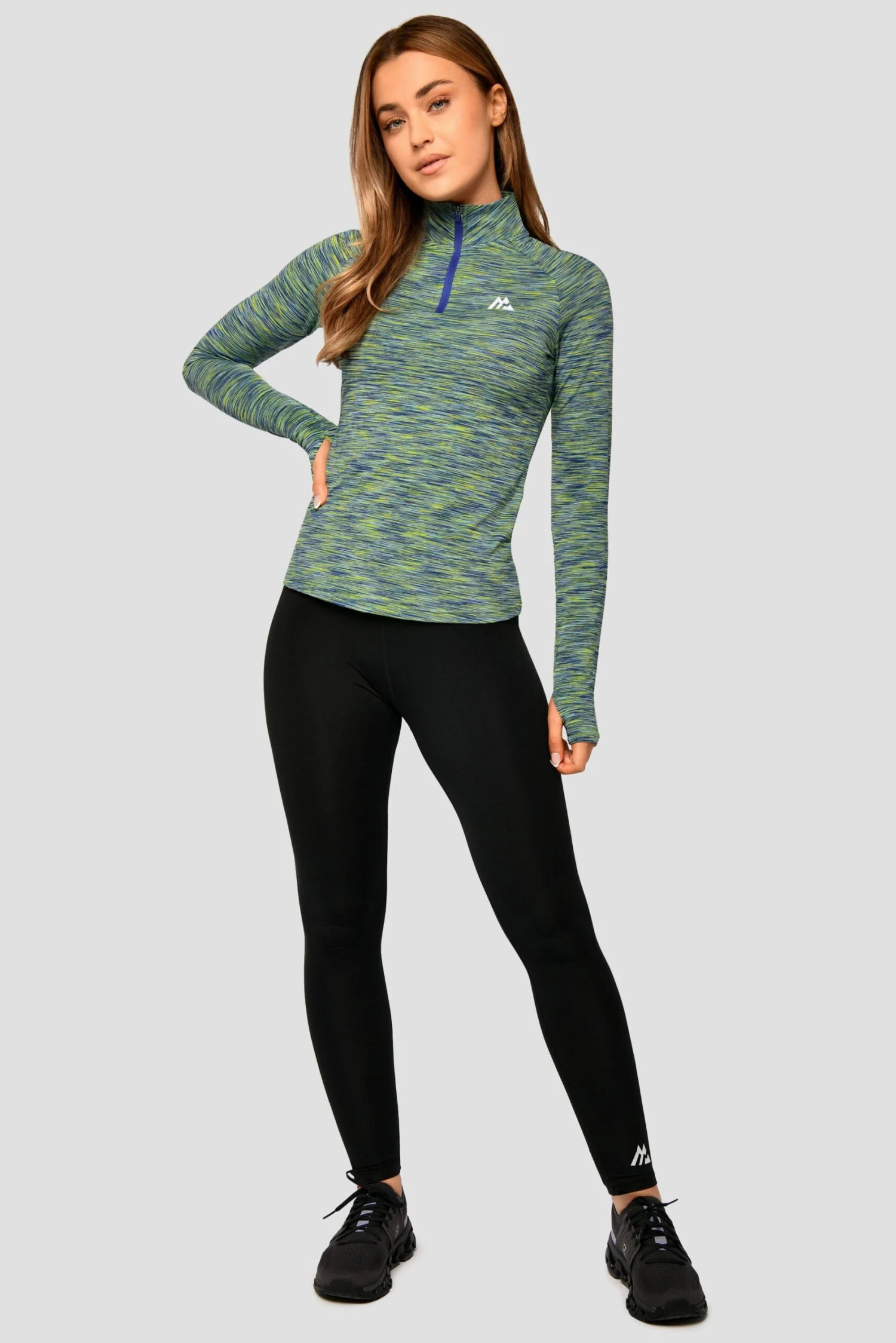 Trail 2.0 1/4 Zip - Green/Blue Multi 5 Trail 2.0 1/4 Zip - Green/Blue Multi - Image 3