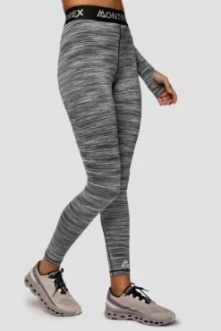 Trail Icon Legging - Black/Grey Multi -Sport Wear Daily Store Trail Icon Legging GREY BLACK WHITE Side 2