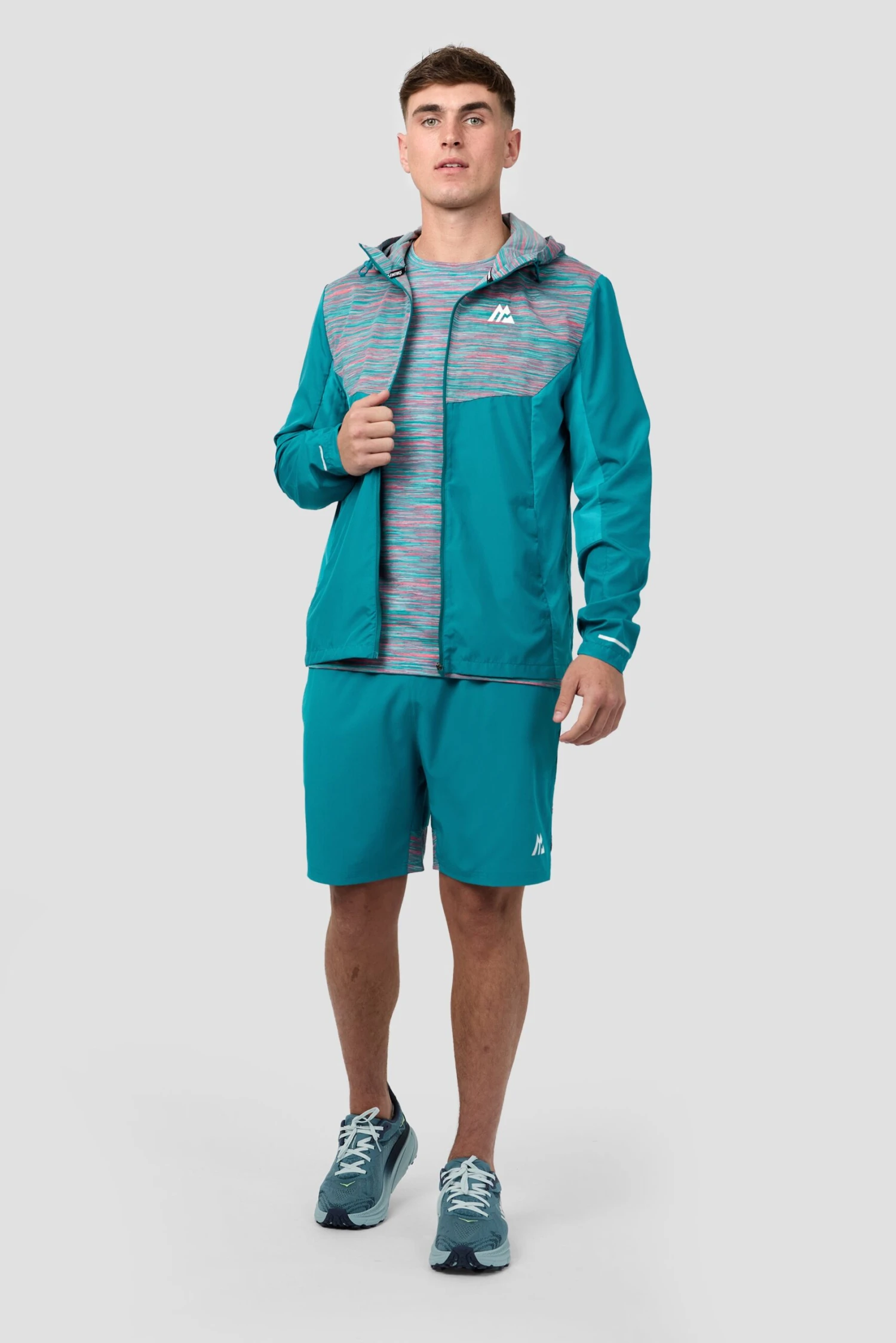 Trail Windbreaker - Teal/Pink 5 Trail Windbreaker - Teal/Pink - Image 3